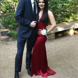 Sherri Hill Red Prom Dress Size 6